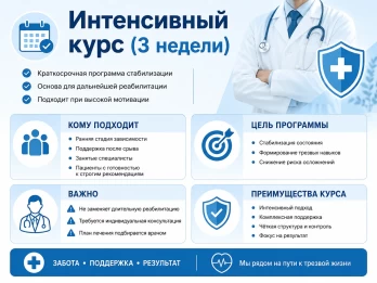Реабилитация за 21 день в Егорьевске